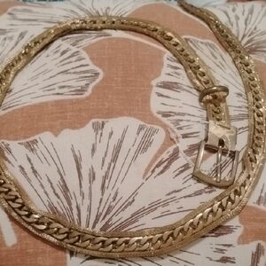 Bebe Vintage Goldtone Chain Belt